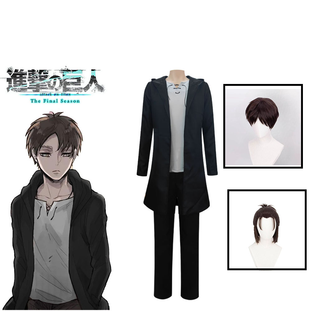 Anime Merchandise Clothes - Эрен Йегер Косплей Костюм Аниме Титан