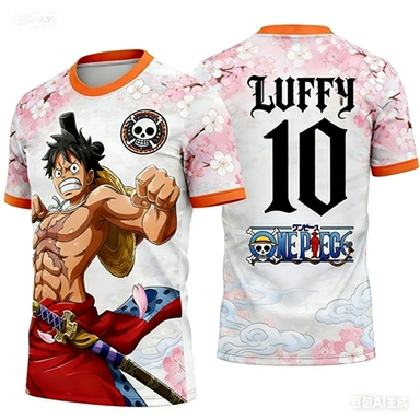 Anime Merchandise Clothes - Футболка-джерси с аниме-принтом 2026 года, быстросохнущая,