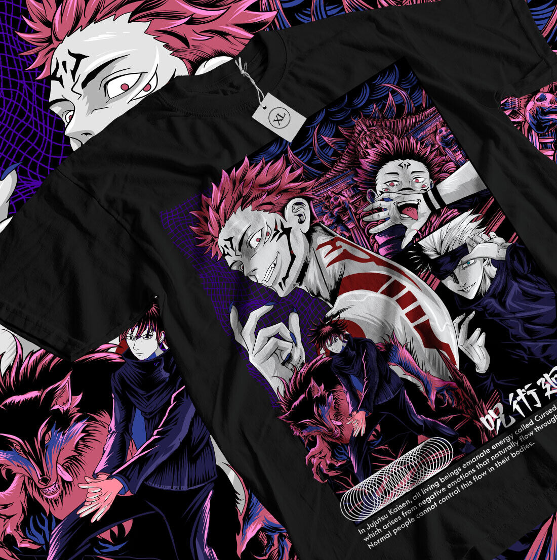 Ryomen Sukuna футболка Jujustu – обзор и цена Jjk Anime Merchandise