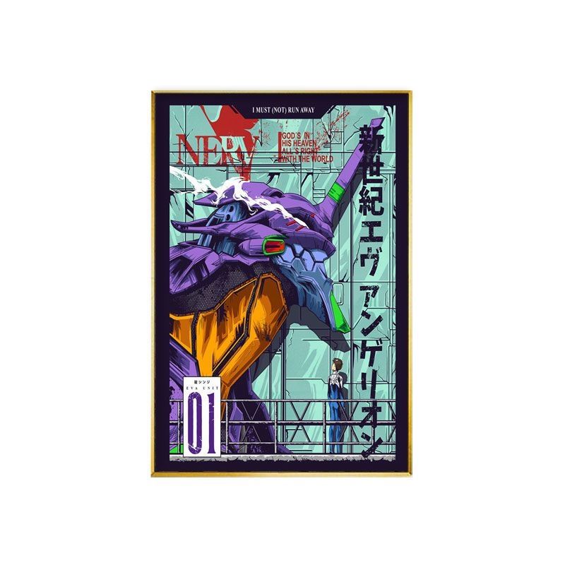 Аниме-постер EVA-01 TEST TYPE: – обзор и цена Evangelion Anime Merchandise