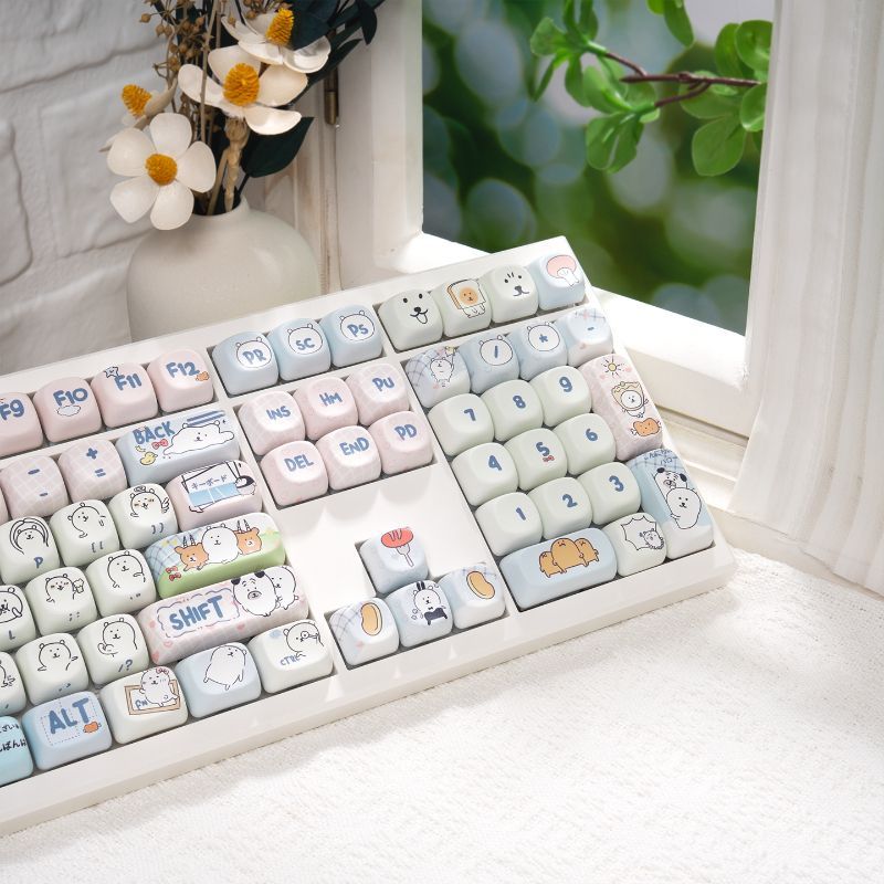 Милые девчачьи PBT кейкапы MOA – обзор и цена Keycap Artisan Anime