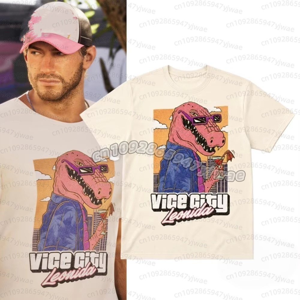 Футболка Jason Vice City Leoni – обзор и цена Anime Merchandise Clothes