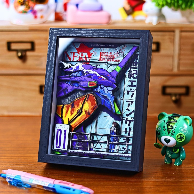 Креативная 3D бумага из ЭВА, к – обзор и цена Evangelion Anime Merchandise