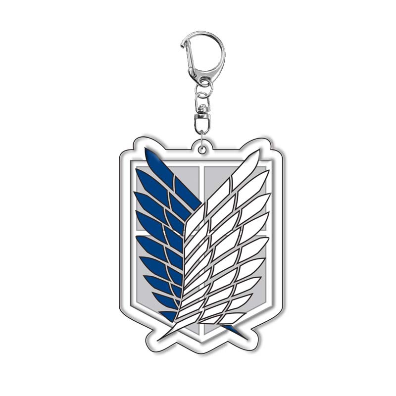 Брелок «Атака Титанов» акрилов – обзор и цена Anime Merchandise Keychains