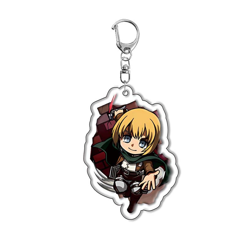 Брелок «Атака Титанов» акрилов – обзор и цена Anime Merchandise Keychains