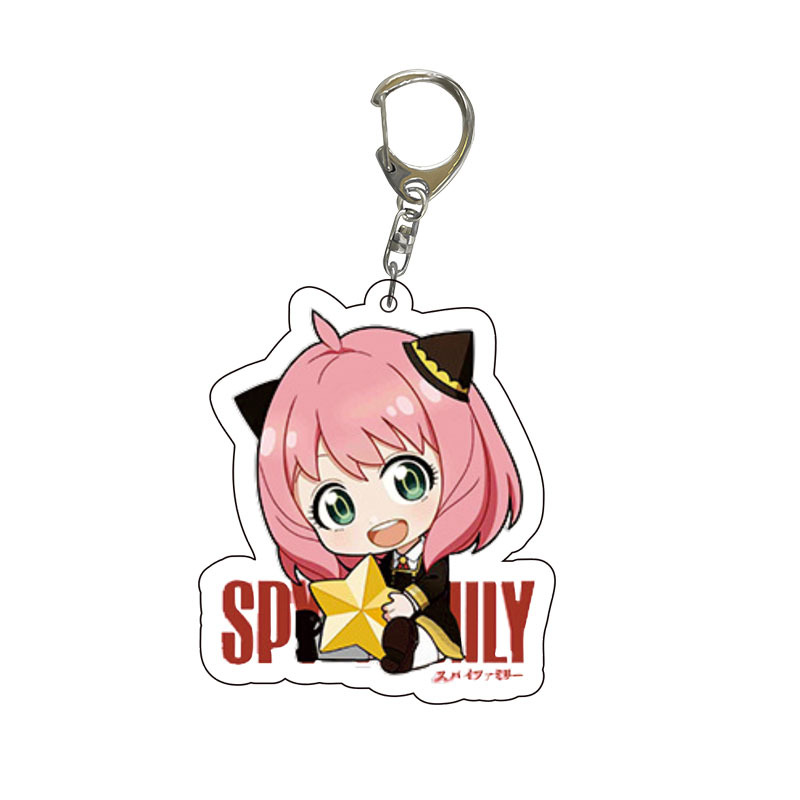 Акриловый брелок Spy x Family: – обзор и цена Anime Merchandise Keychains