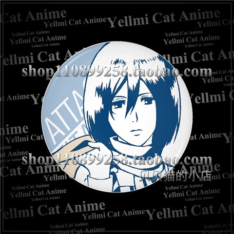 Брелок-значок «Атака Титанов»  – обзор и цена Anime Merchandise Keychains
