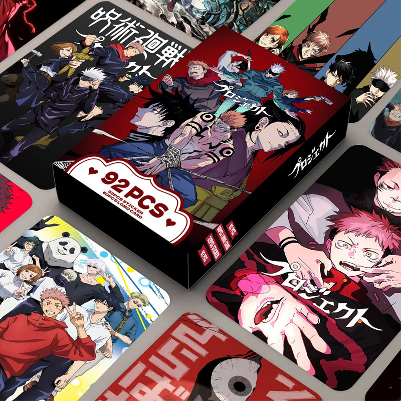 92 двусторонние карточки «Джуд – обзор и цена Anime Jujutsu Kaisen Merchandise
