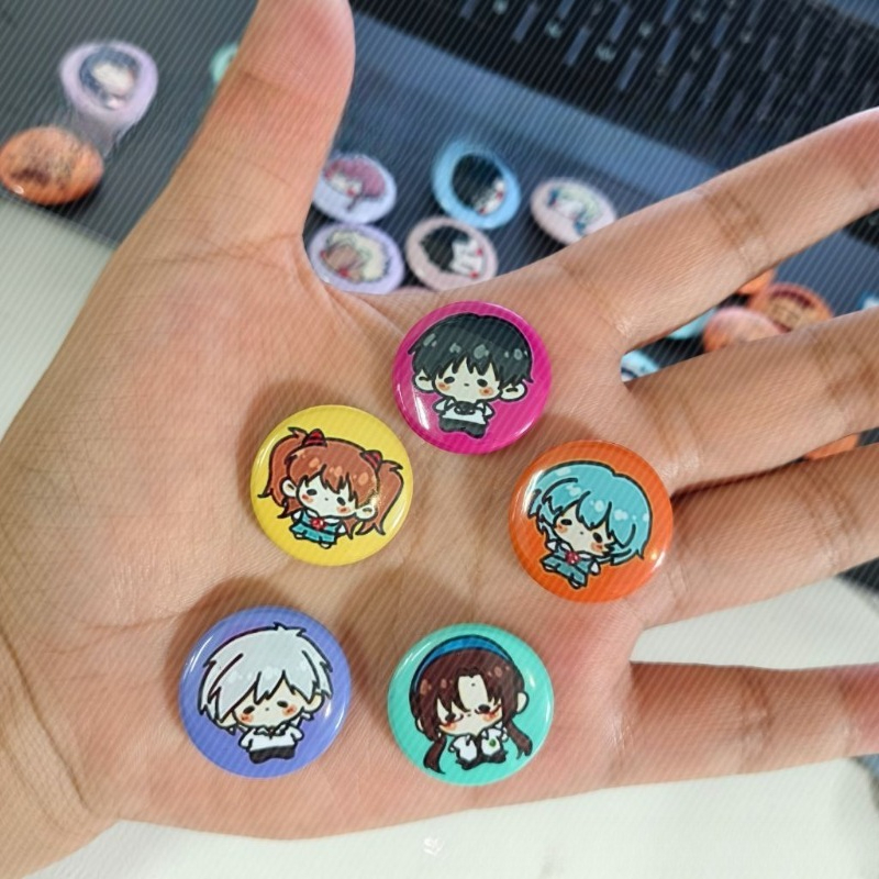 Набор из 5 неоновых милых знач – обзор и цена Evangelion Anime Merchandise
