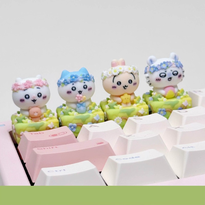 Кейкап Chiikawa Hachiware Usag – обзор и цена Keycap Artisan Anime