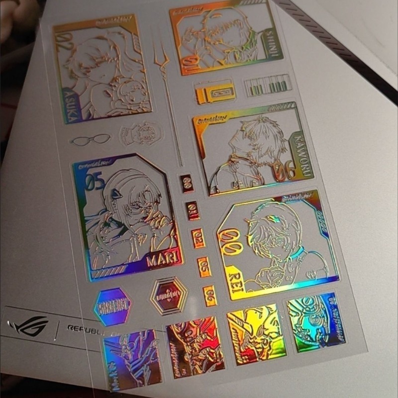 Лазерная наклейка из ЭВА Шинди – обзор и цена Evangelion Anime Merchandise