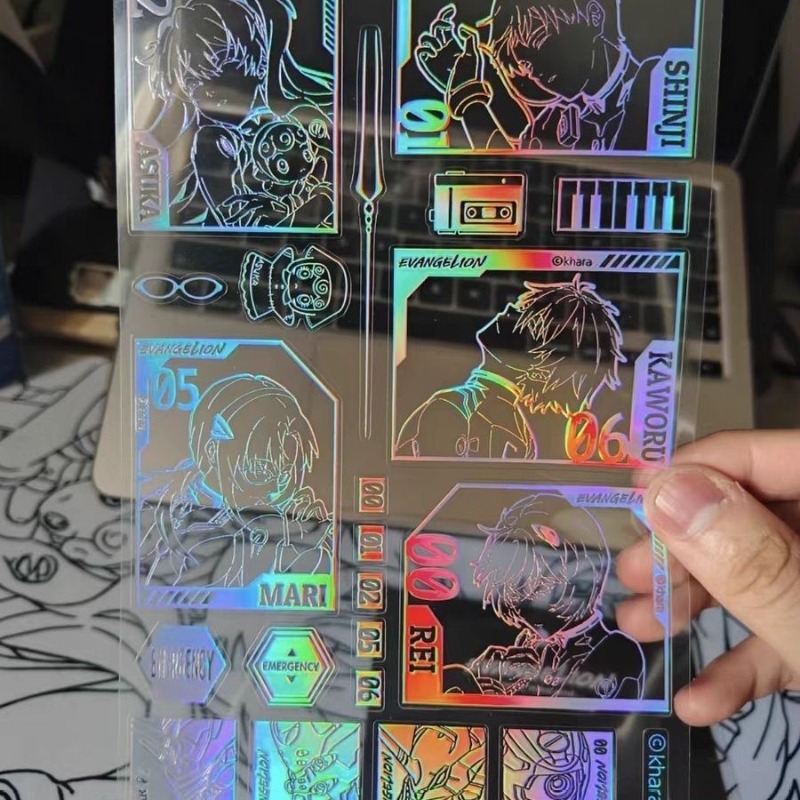 Лазерная наклейка из ЭВА Шинди – обзор и цена Evangelion Anime Merchandise