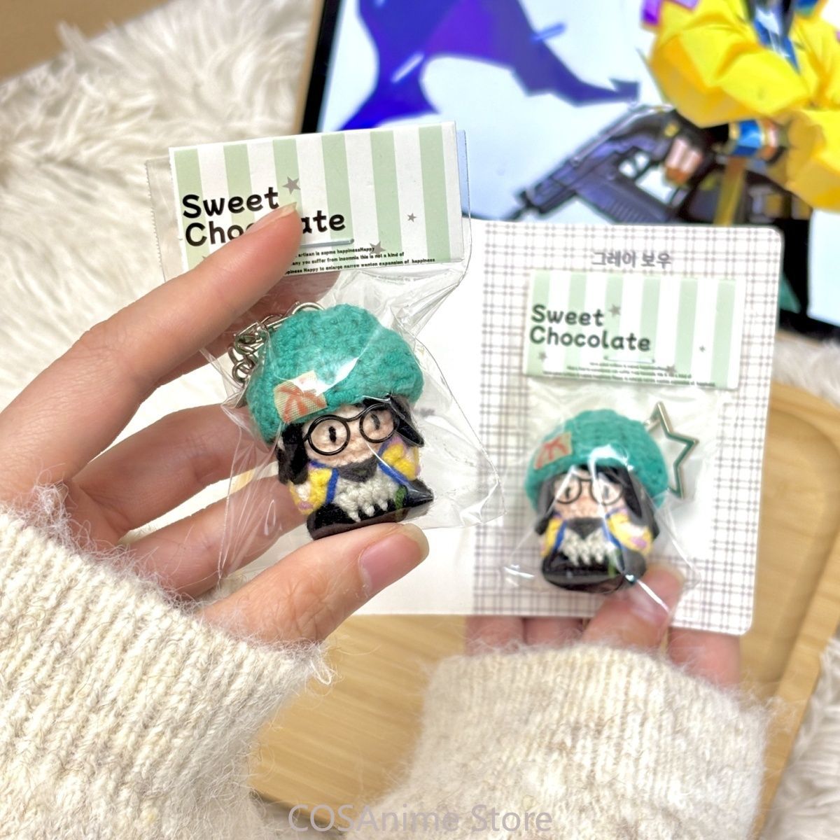 Плюшевый брелок-подвеска VALOR – обзор и цена Cute Anime Merchandise