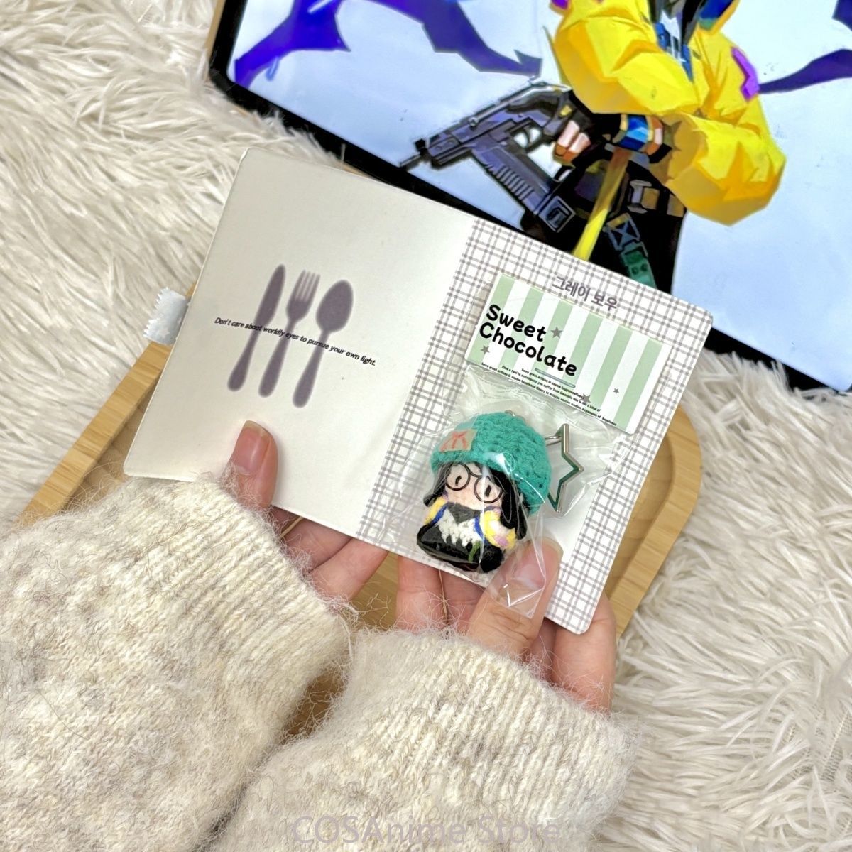 Плюшевый брелок-подвеска VALOR – обзор и цена Cute Anime Merchandise
